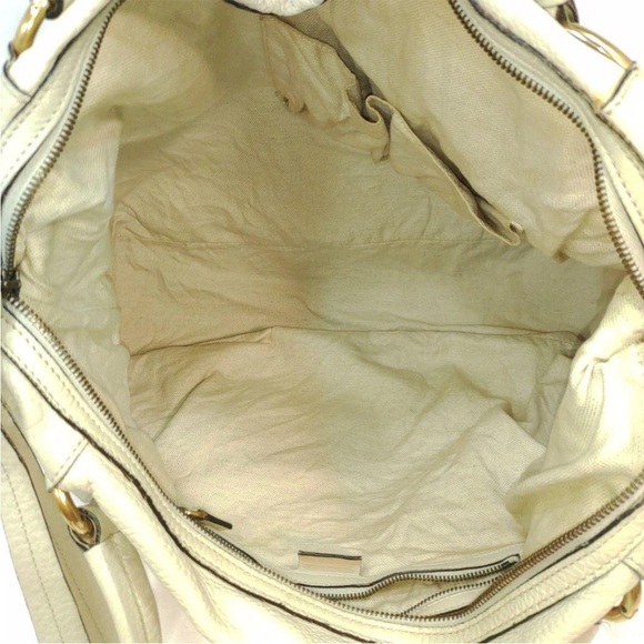Gucci Cream Leather Shoulder Bag - Picture 5 of 11